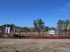 В Пуланколе открыли новую спортивную площадку почти за 2,5 млн рублей
